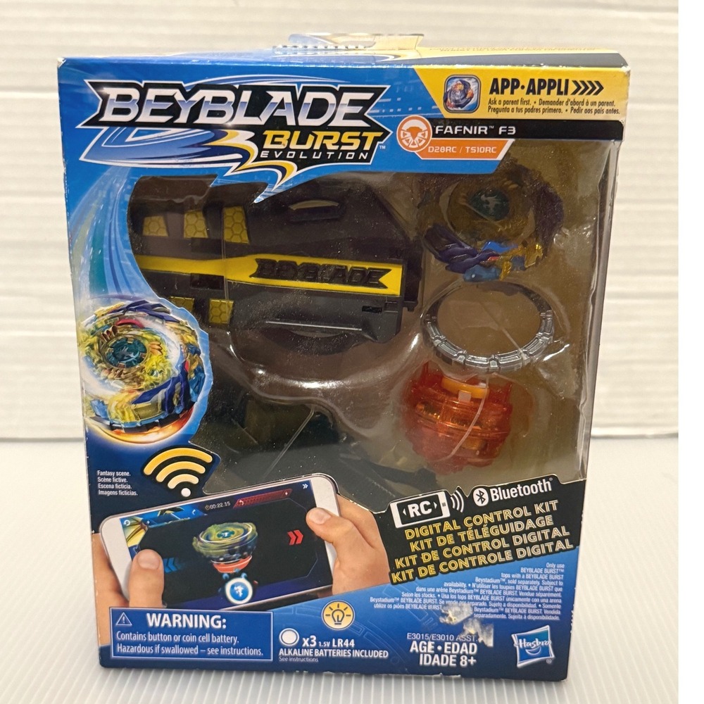 Hasbro Beyblade Burst Evolution Kids Multi New Fafnir F3 Digital Control Kit